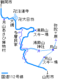 旧朝日村マップ